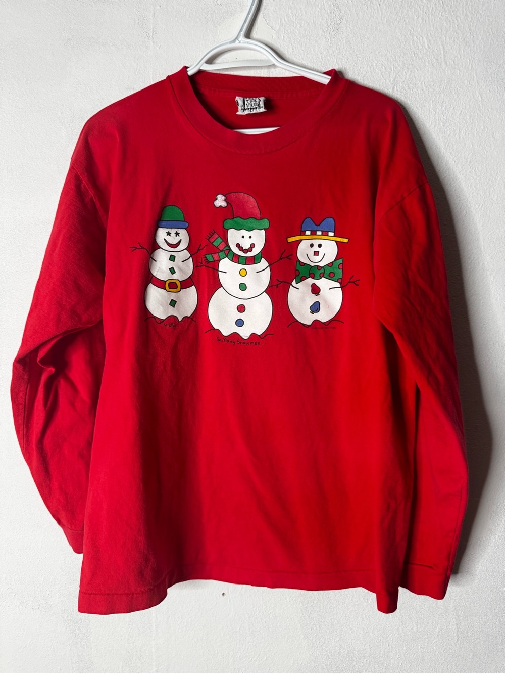 Large Christmas vintage 1999 long sleeve tshirt teacher shirt